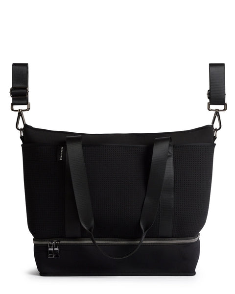 Prene Bag Saturday ~ Black ~ Grey Marle