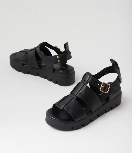 Django & Juliette Relie ~ Black ~ Leather