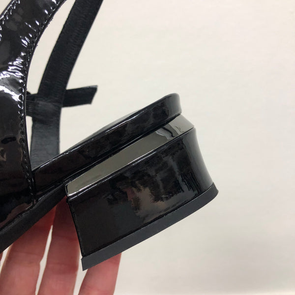 Django & Juliette Till ~ Patent Black ~ Patent Cafe ~ Patent Ivory ~ Leather