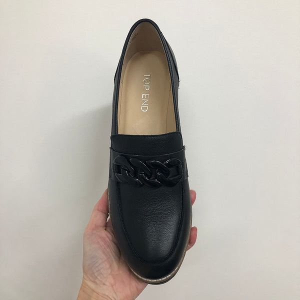 Top End Ozama ~ Black ~ Dark Tan ~ NEW COLOUR VANILLA ~ Leather Loafer