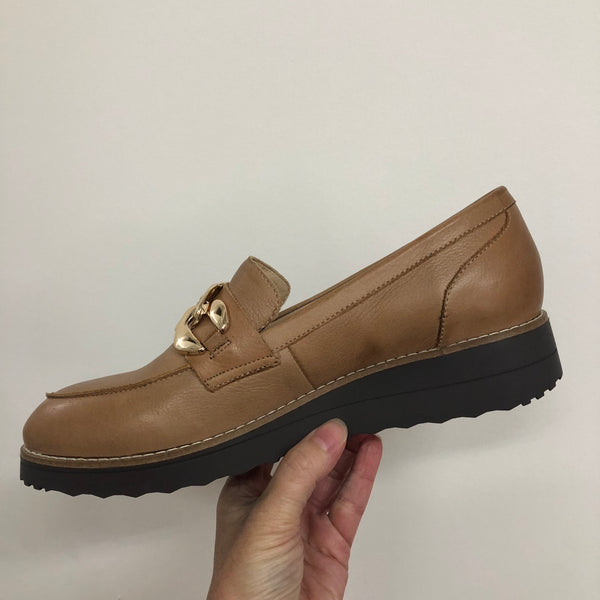 Top End Ozama ~ Black ~ Dark Tan ~ NEW COLOUR VANILLA ~ Leather Loafer