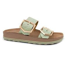 Fantasy Sandals Taylor ~ Pistachio ~ Black ~ Rose Gold ~ Leather