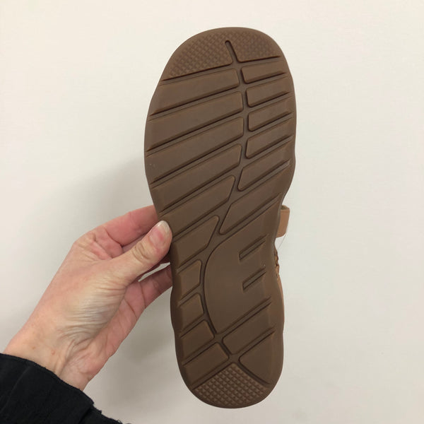 CBD Trophy ~ Tan Leather Sandals