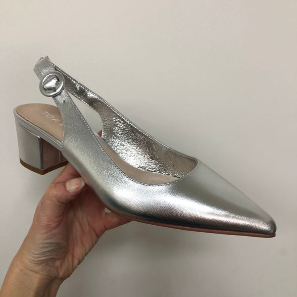 Top End Abigale 5 Colours ~ Pale Gold ~ Black ~ Tan ~ Silver Metallic ~ Navy Suede