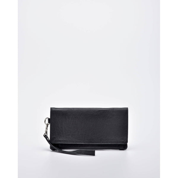 Gabee ~ Wodonga Soft Leather Fold Over Wallet With Wristlet