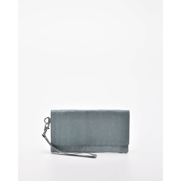 Gabee ~ Wodonga Soft Leather Fold Over Wallet With Wristlet