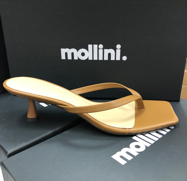 Mollini Tidbit 4 Colours ~ White ~ Black ~ Nude ~ Dark Tan ~  Leather