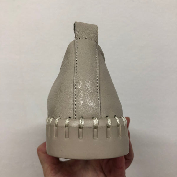 Django & Juliette Heaton ~ White ~ Almond ~ Black/White ~ Leather