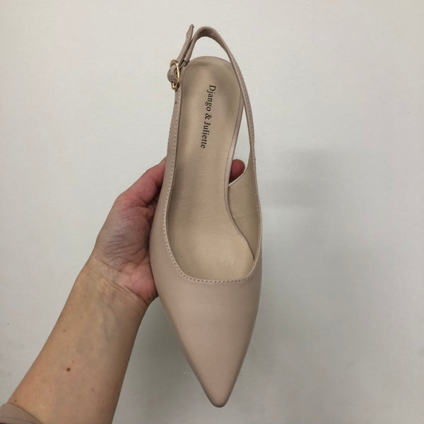 Django & Juliette 2 Colours ~ Linly ~ Black ~ Nude ~ Leather