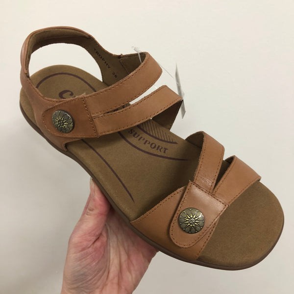 CBD Trophy ~ Tan Leather Sandals