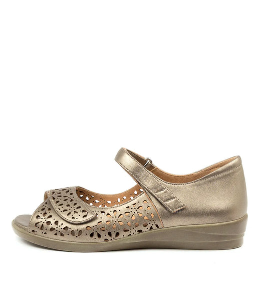 Ziera Daffodil ~ Greige Leather