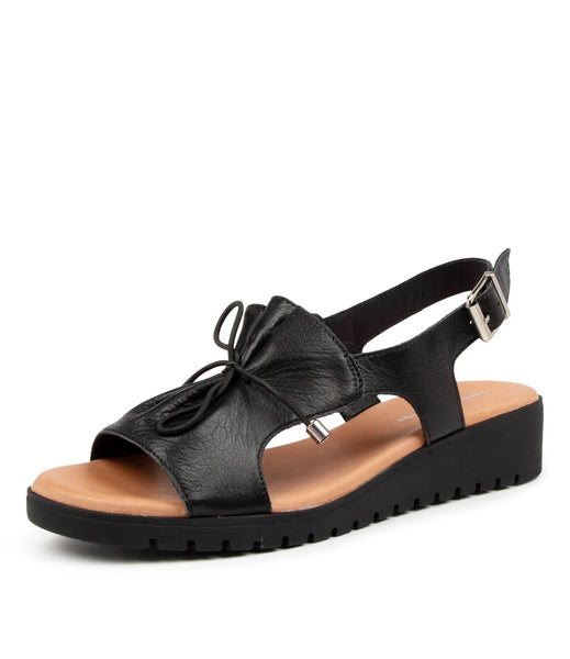 Django & Juliette Malika Leather White Sole ~ Tan ~ Nougat ~ Black Leather