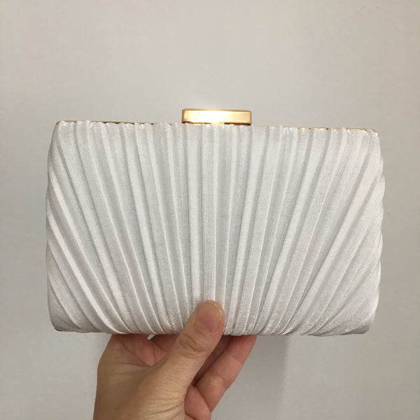 White Elegant Evening Bag Clutch
