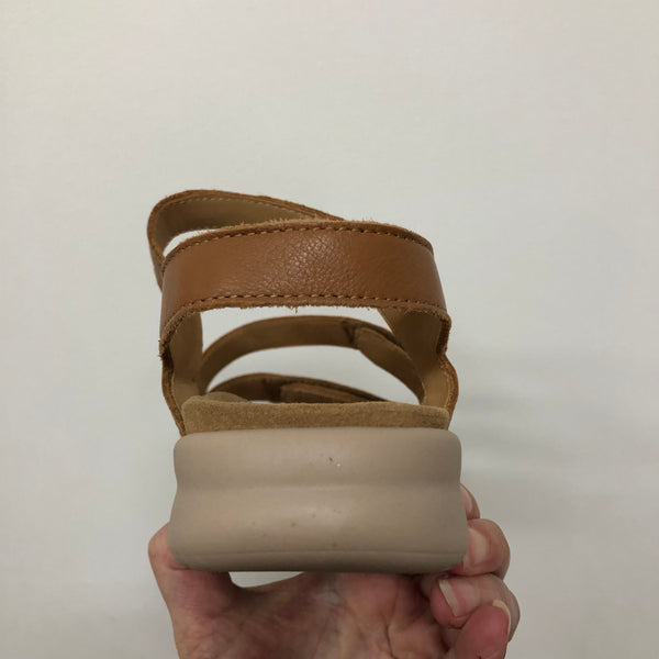 Ziera ~ Boyde ~ Dark Tan with Almond Sole Leather