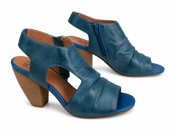 Miz Mooz Wales Blue Leather Heel SALE