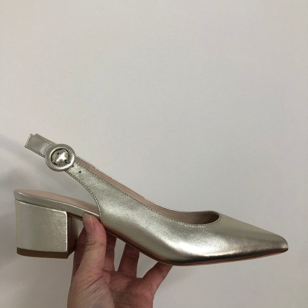 Top End Abigale 5 Colours ~ Pale Gold ~ Black ~ Tan ~ Silver Metallic ~ Navy Suede