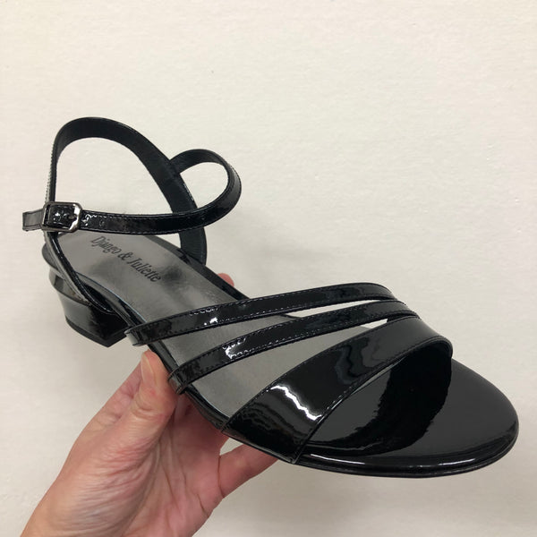 Django & Juliette Till ~ Patent Black ~ Patent Cafe ~ Patent Ivory ~ Leather