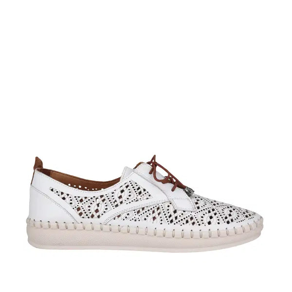 Cabello Wander 2 Colours ~ Taupe ~ White ~ Leather