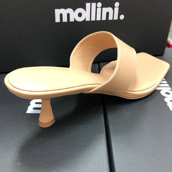 Mollini ~ Torina 2 Colours~ Black ~ Nude ~ Leather