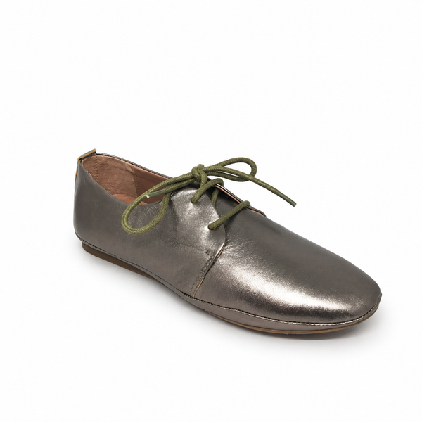Miz Mooz Miley Bronze Leather Lace Up