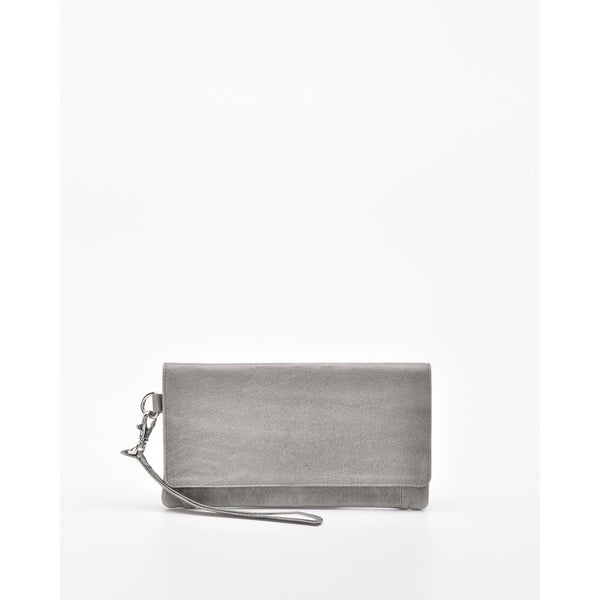 Gabee ~ Wodonga Soft Leather Fold Over Wallet With Wristlet