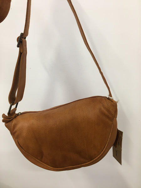 Oran Rugged Hide Annalise Slouchy Cross Body ~ Black ~ Tan ~ Latte