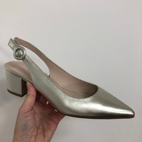 Top End Abigale 5 Colours ~ Pale Gold ~ Black ~ Tan ~ Silver Metallic ~ Navy Suede