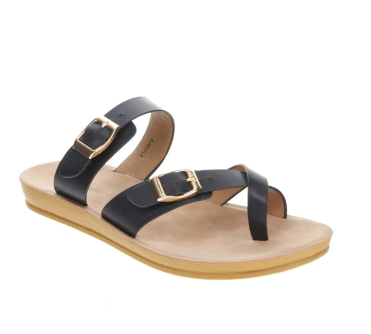 CC Resorts Victory ~ Navy ~ Black ~ Rose Gold ~ Sandal