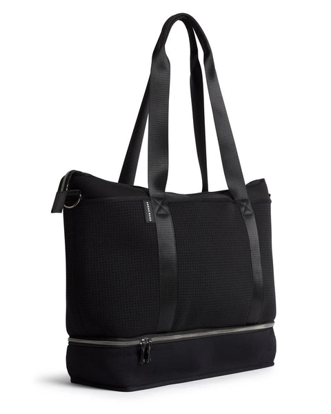Prene Bag Saturday ~ Black ~ Grey Marle