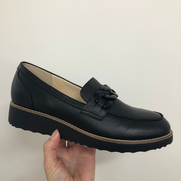 Top End Ozama ~ Black ~ Dark Tan ~ NEW COLOUR VANILLA ~ Leather Loafer