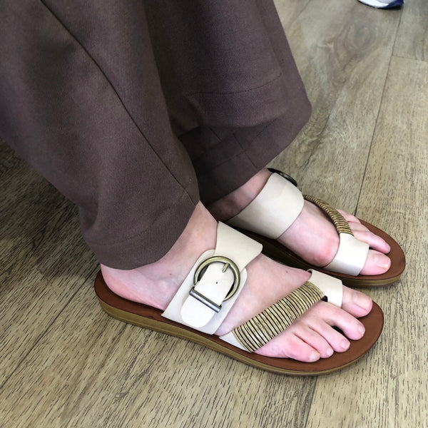 Los Cabos Bria 4 Colours ~ Black ~ Taupe ~ Cognac ~ Oats ~  PU