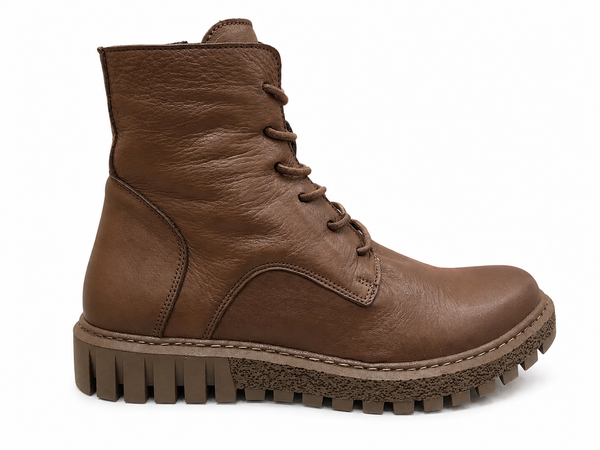Bueno Jenny Taupe Leather Boot