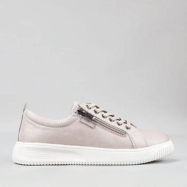 LeSansa Naked Arches Nelly Sneaker 3 Colours ~ Tan ~ White ~ Silver/Grey
