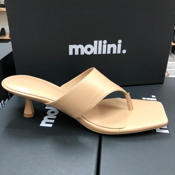Mollini ~ Torina 2 Colours~ Black ~ Nude ~ Leather