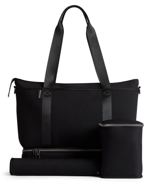 Prene Bag Saturday ~ Black ~ Grey Marle