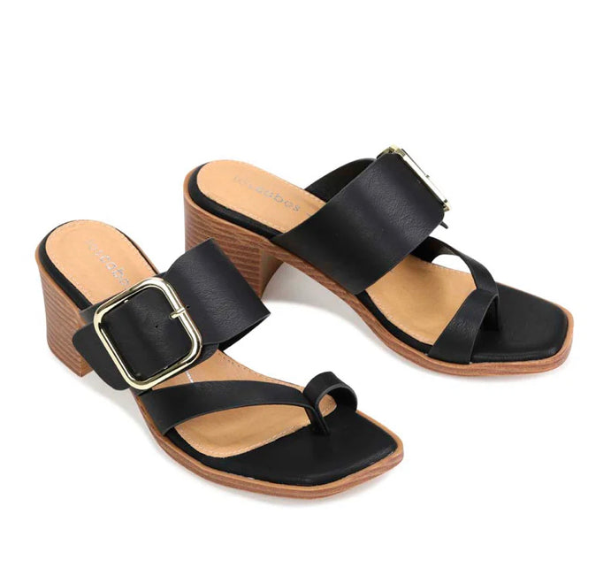 Los Cabos Jazz Black Heel Vegan