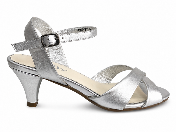 Polly Pompeii Leather Heel