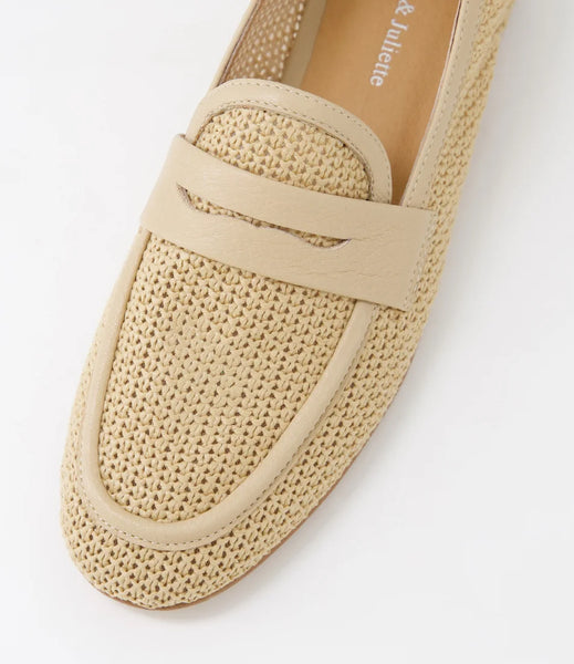 Django & Juliette ~ Iras 2 Colours ~ Natural ~ Black ~ Raffia