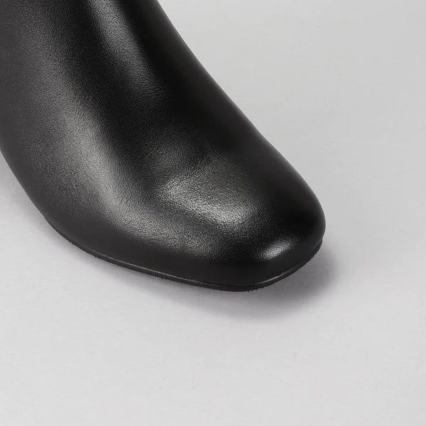 LeSansa Robel Long Tall Knee High Boot 2 Colours ~ Black ~ Chocolate Leather