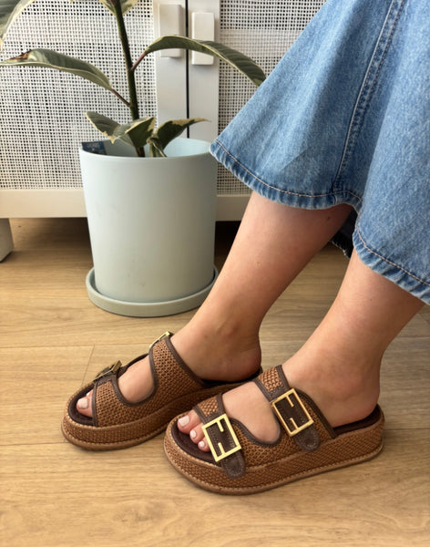 Django and Juliette Vexta 2 Colours ~ Choc/Coffee ~ Natural