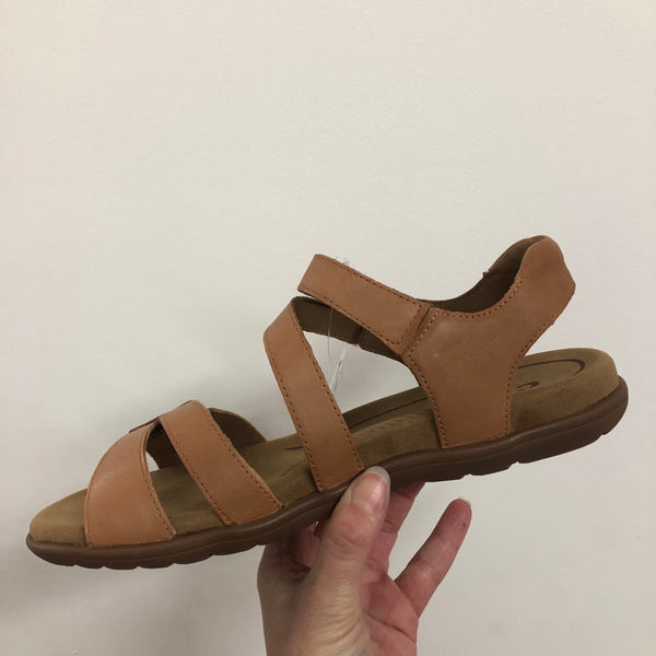 CBD Trophy ~ Tan Leather Sandals