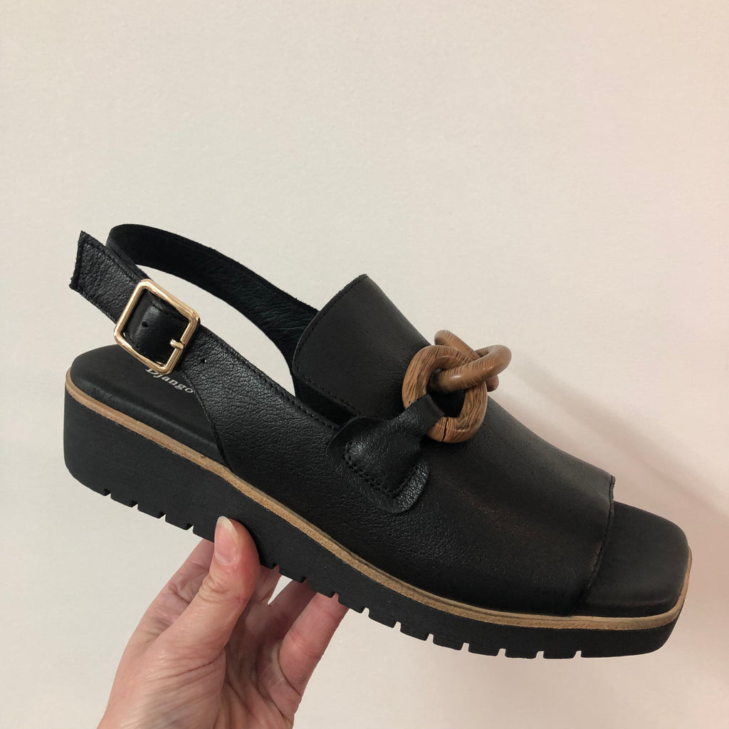 Django & Juliette Kameli ~ 2 Colours ~ Black ~ Cognac ~ Leather