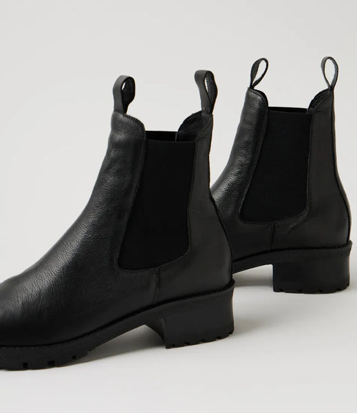 Django & Juliette Medgars Chelsea Boot ~ 2 Colours ~ Black ~ New Cognac