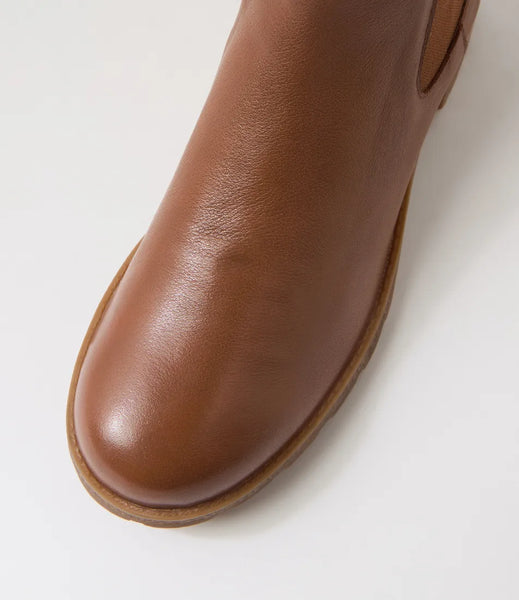 Django & Juliette Medgars Chelsea Boot ~ 2 Colours ~ Black ~ New Cognac