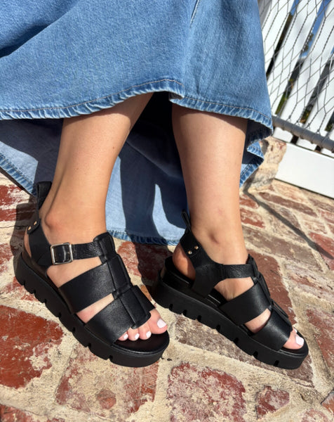 Django & Juliette Relie ~ Black ~ Leather