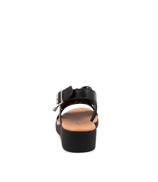 Django & Juliette Malika Leather White Sole ~ Tan ~ Nougat ~ Black Leather