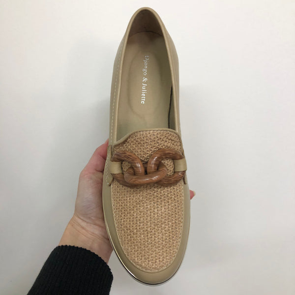 Django & Juliette Eggey ~ Camel/Natural ~ Leather