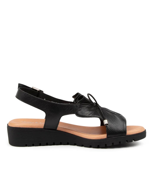 Django & Juliette Malika Leather White Sole ~ Tan ~ Nougat ~ Black Leather