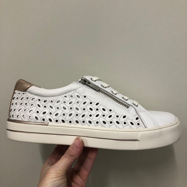 Ziera Ayleen W ~ Navy ~ Black ~ Almond ~ White/RoseGold ~ Leather