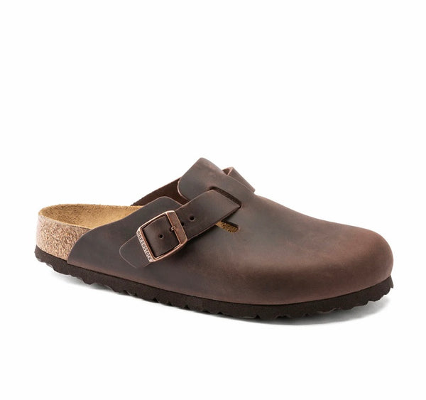 Birkenstock Boston ~ Oiled Habana ~ Tabacco Brown